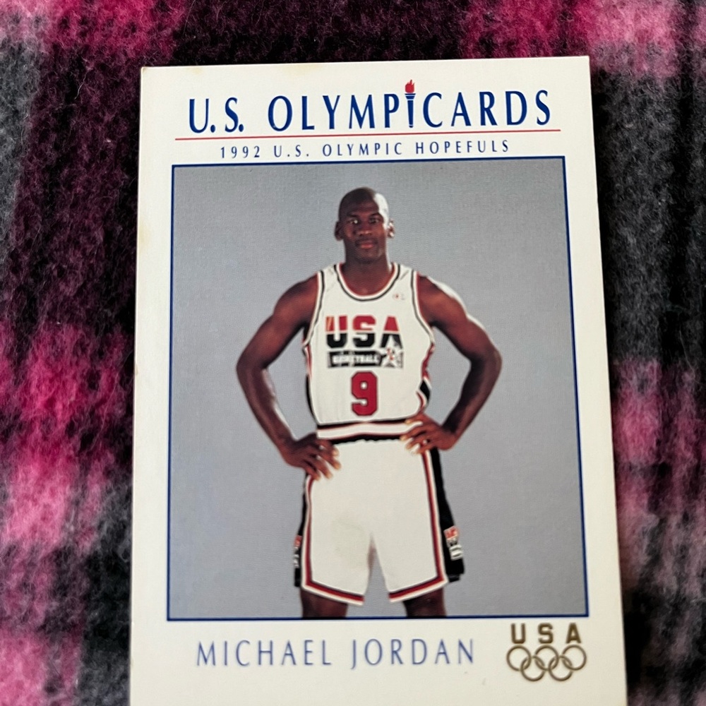 U.S. Olympicards Michael Jordan Trading Card